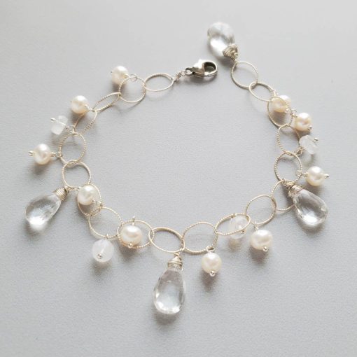 multi gemstone bracelet by Carrie Whelan Designs